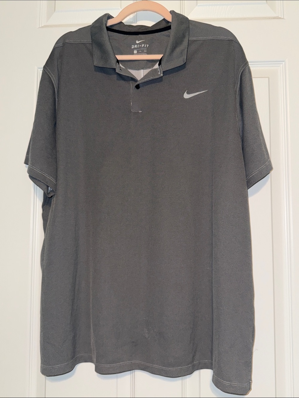 Nike Gray Dri-FIT Polo Shirt